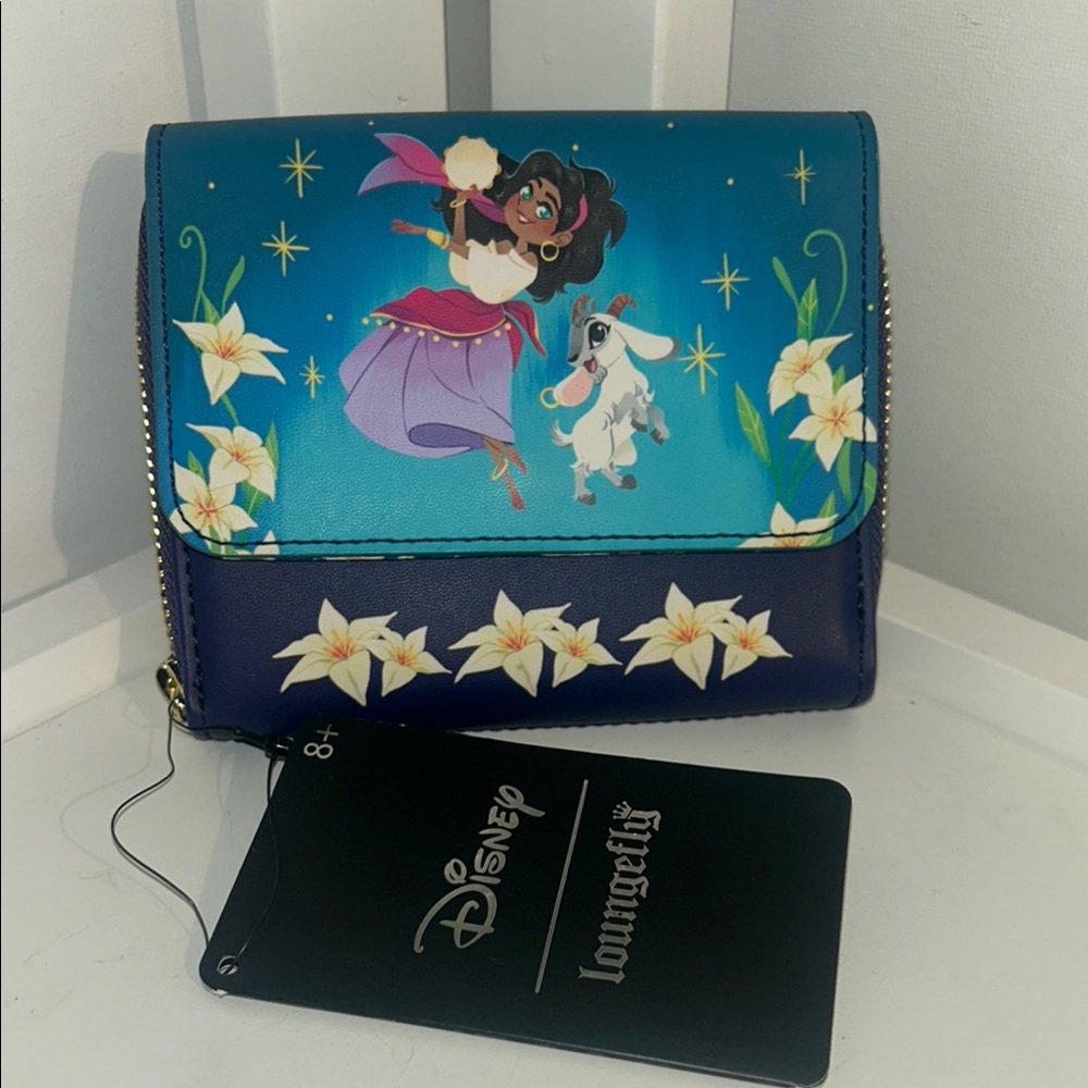 Loungefly Disney Esmeralda Blue Wallet